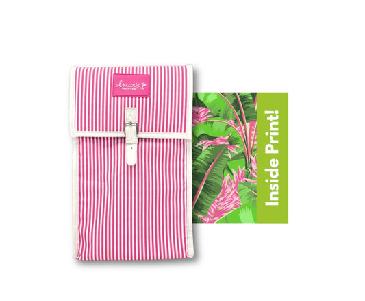 Pink Stripe Cooler