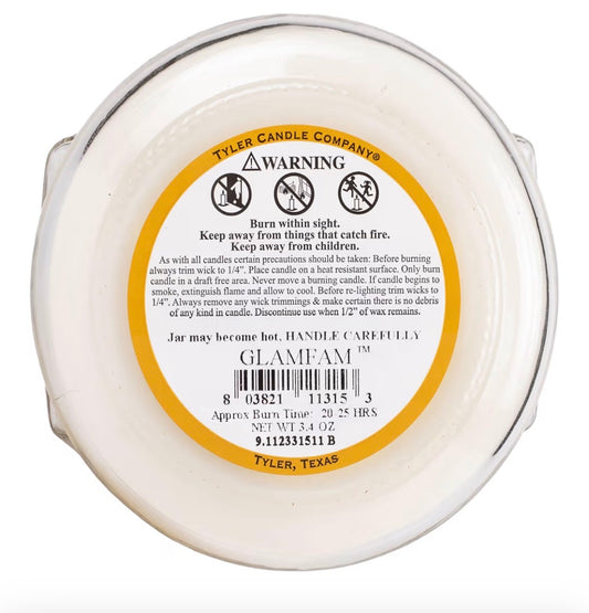 Tyler 3oz Candle - Glamfam