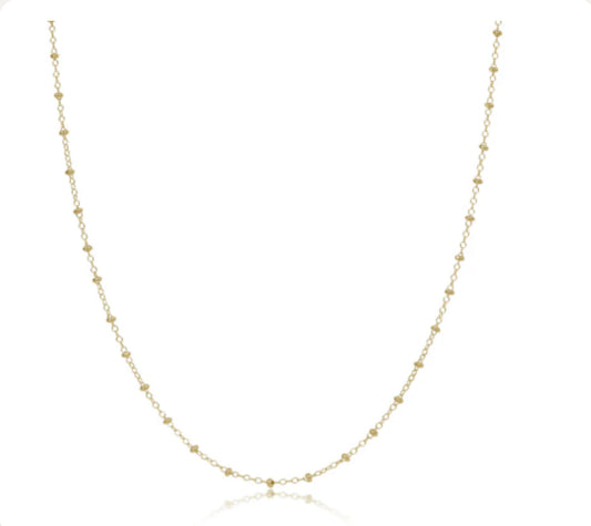 15" Choker Simplicity Chain Gold- Classic 2mm Gold