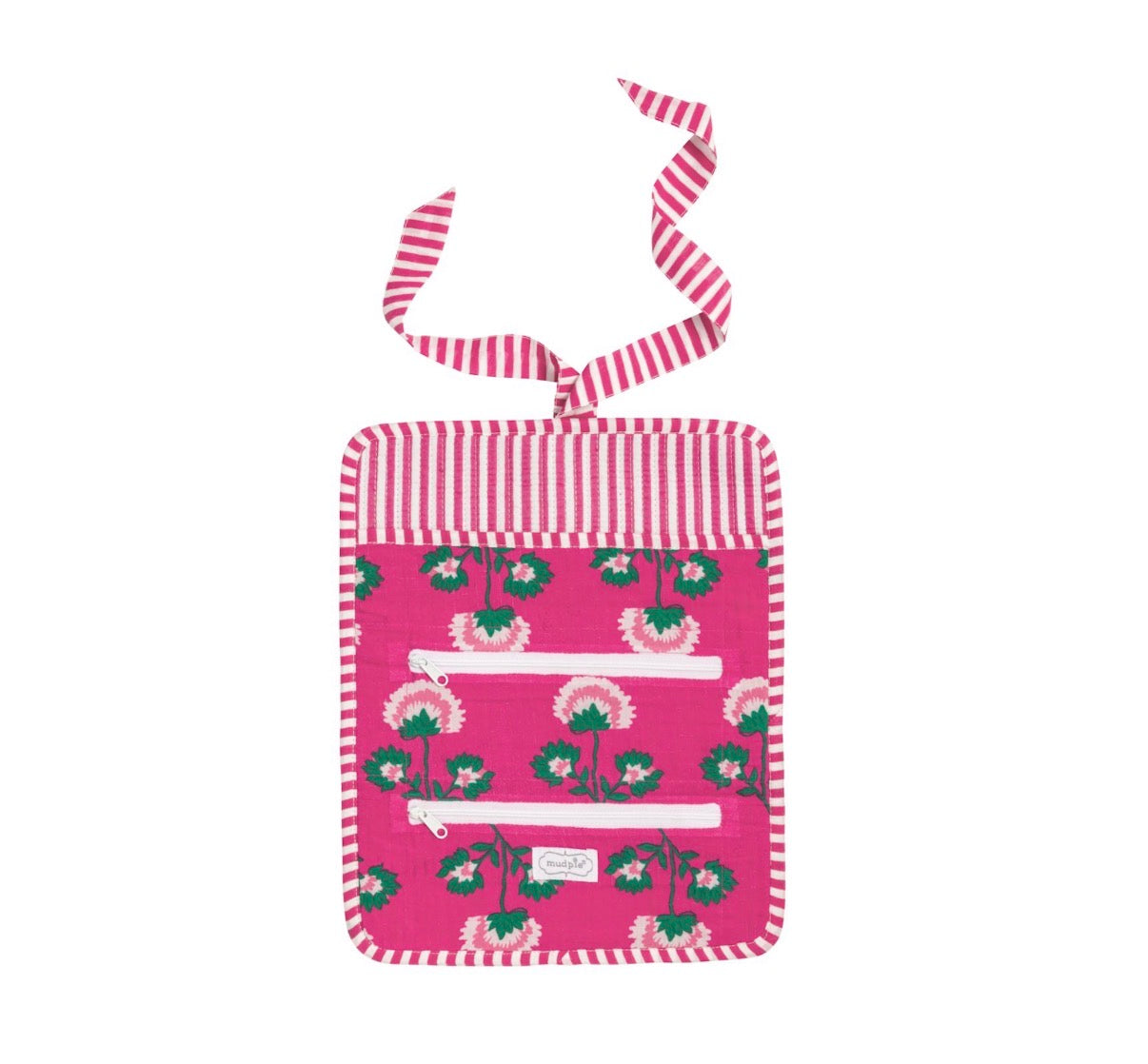 Block Print Jewelry Roll