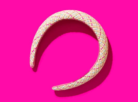 Lily Pink & Blue Headband