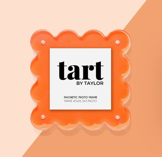 Mini Neon Orange Acrylic Picture Frame