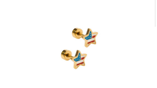 Screwback Stud Earrings - Liberty