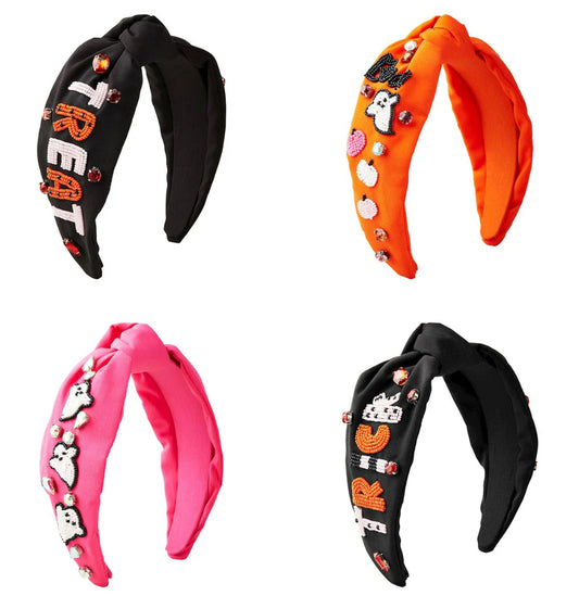 Halloween Beaded Headbands