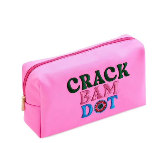 Crack, Bam, Dot Zip Pouch