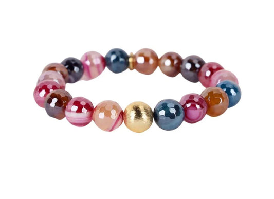 Melange Beaded Bracelet- Multicolored