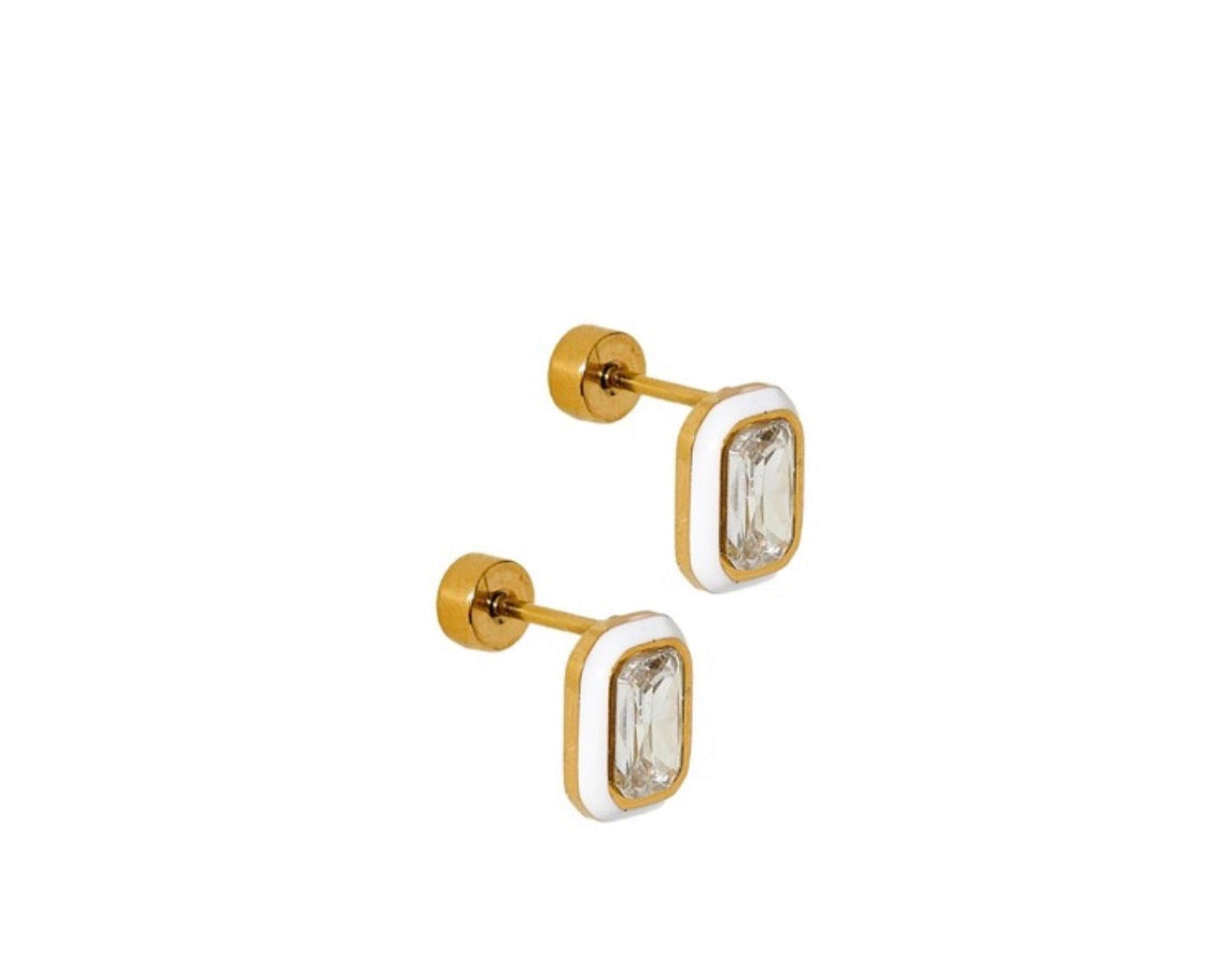 Screwback Stud Earrings - Whitney