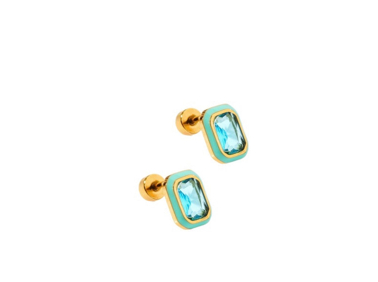 Screwback Stud Earrings - Whitney