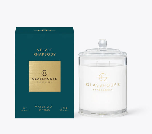 Velvet Rhapsody 13.4oz Candle - Glasshouse Fragrances
