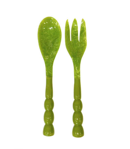 Bermuda Salad Servers- Green