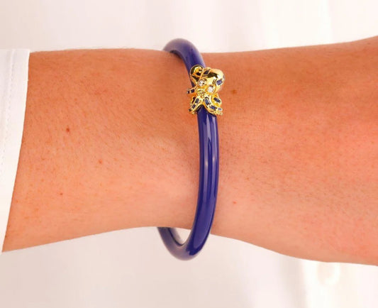 Fauna All Weather BanglesĀ® - Lapis Octopus