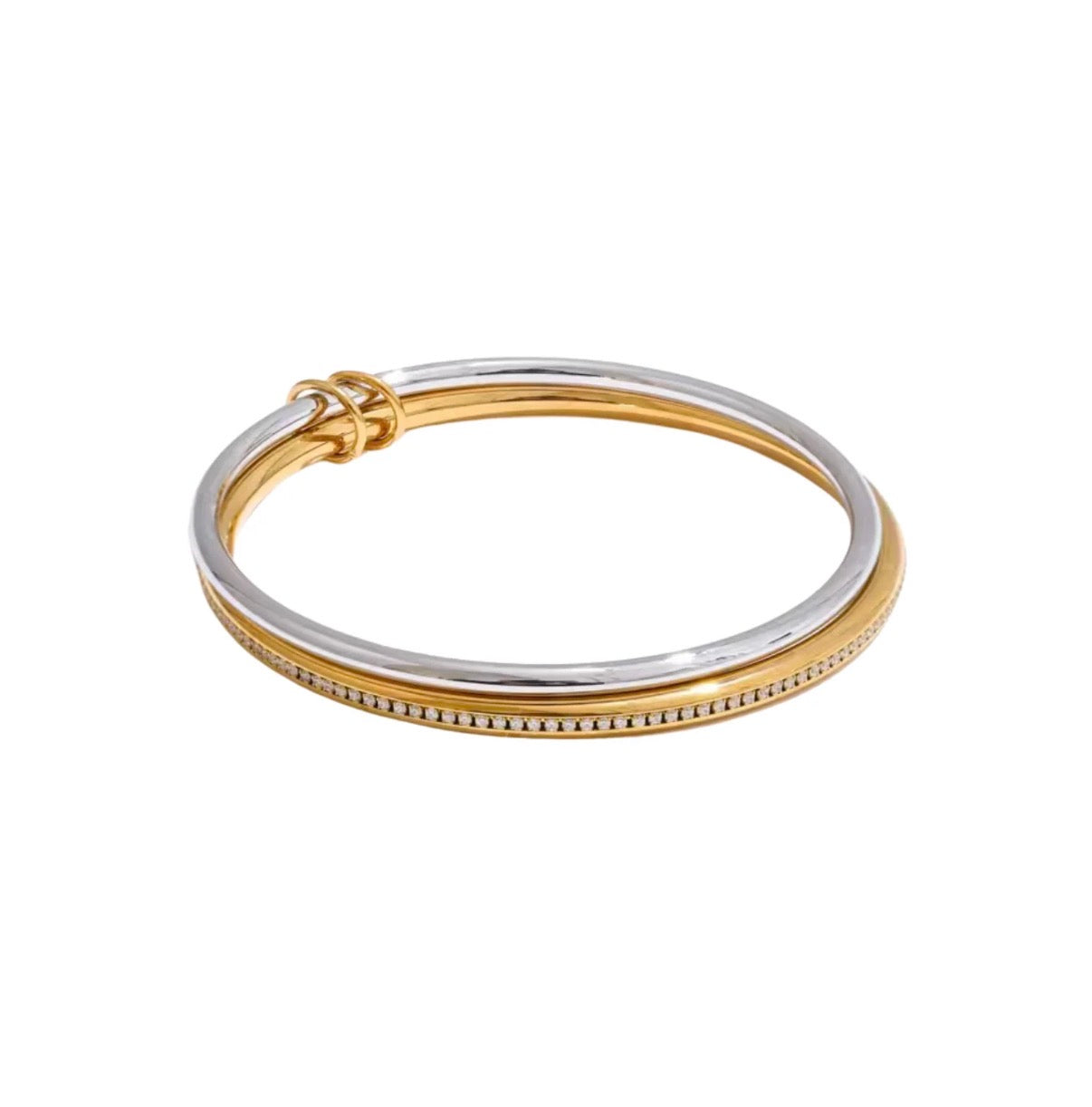 Ella Two Toned Bangle