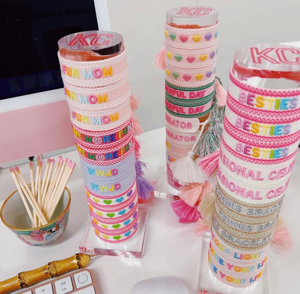 Shine your light tassel bracelet: Default Title