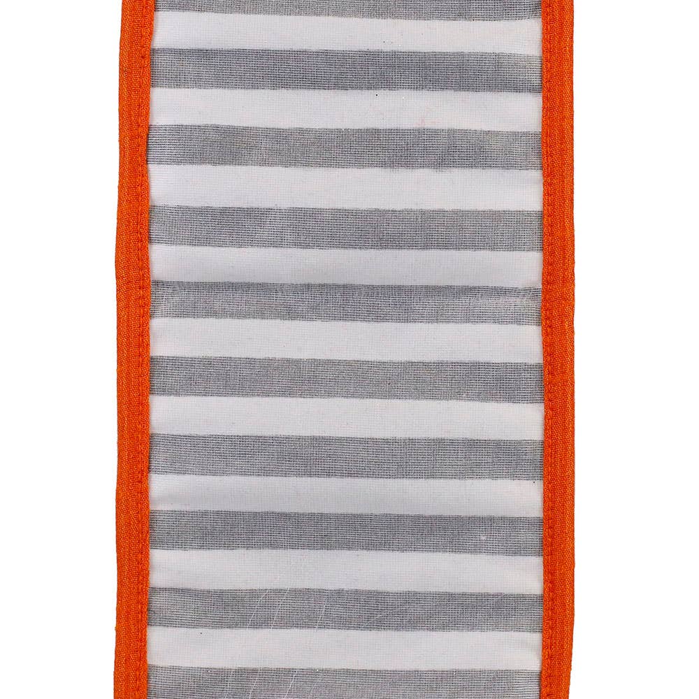 Railroad Striped Deluxe, Black/white, 4 In, 10 Yards