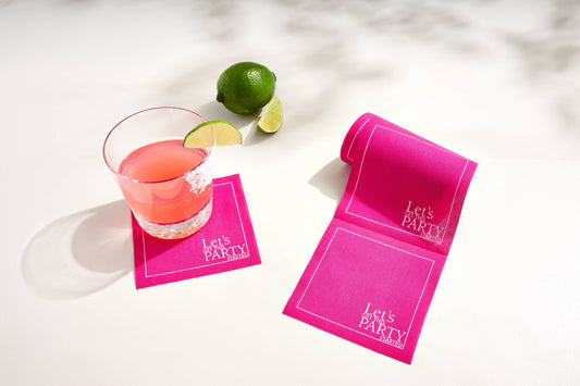 Blush Crush Cocktail Napkin Roll