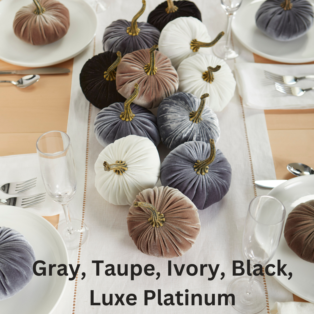 Pumpkin Small Velvet: Avocado