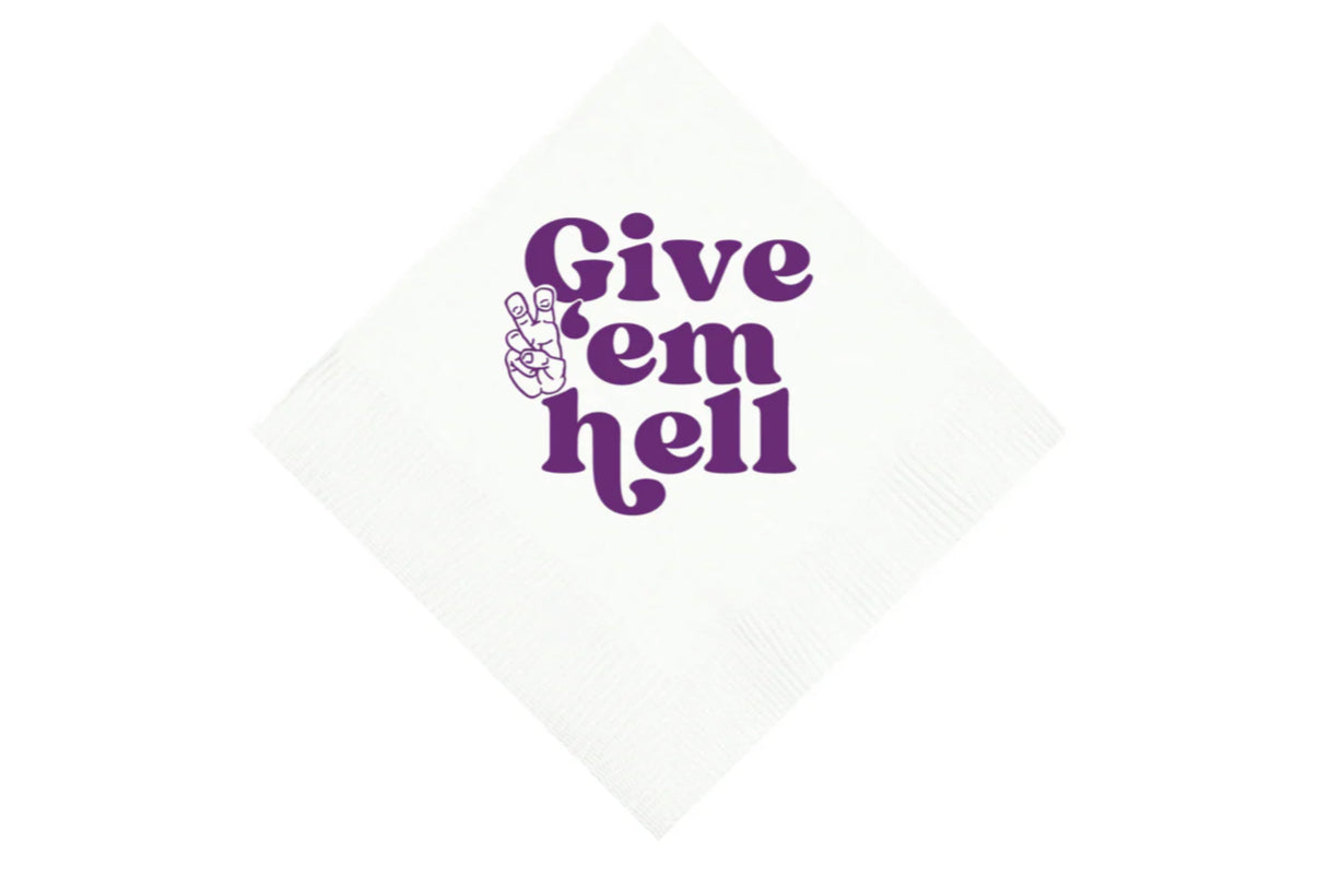 TCU Cocktail Napkins