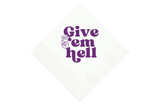 TCU Cocktail Napkins