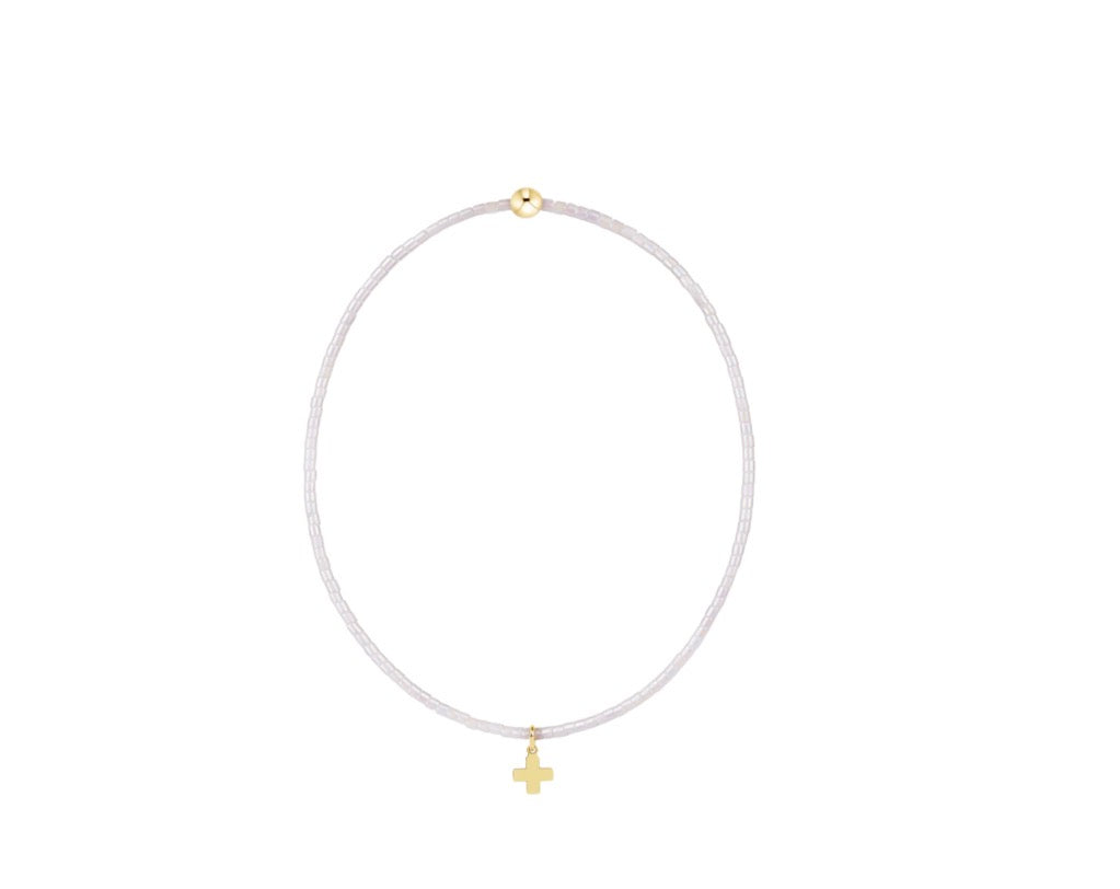Hope Classic Bracelet - Silky White Signature Cross