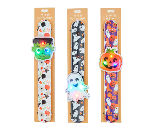 Light Up Halloween Slap Band