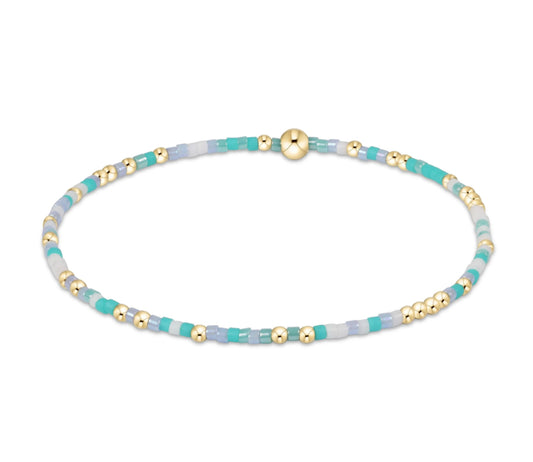 Hope Unwritten Bracelet - man i teal like a woman