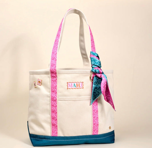 It's Mahj Time The Darling Canvas Tote Bag