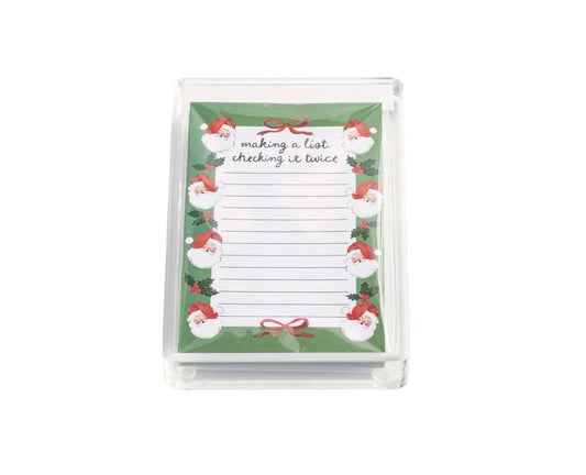 Christmas Notepad & Caddy Set