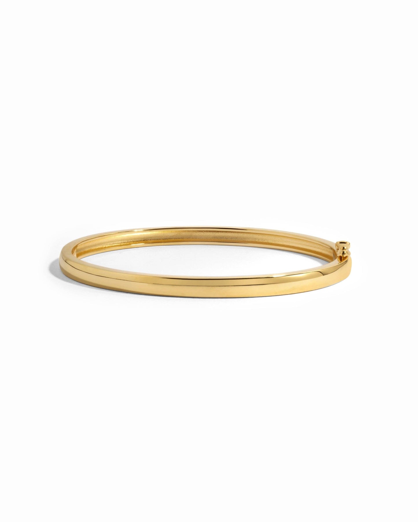 Solid Bangle: 6.75" / Gold