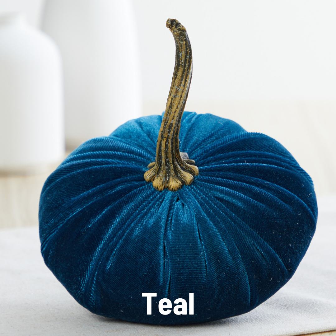 Pumpkin Small Velvet: Avocado