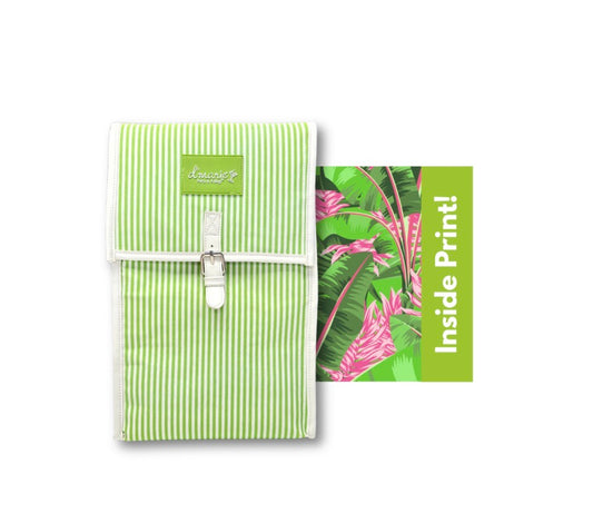 Green Stripe Cooler