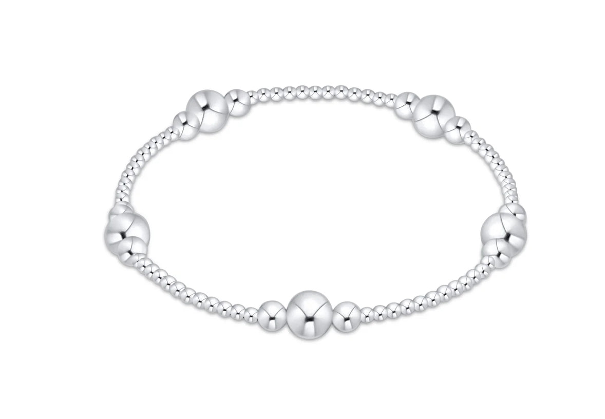 Purpose 6mm Bead Bracelet- Sterling