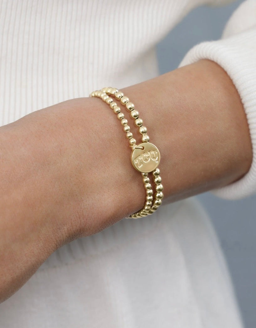 eCollegiate Classic Gold 3mm Bracelet