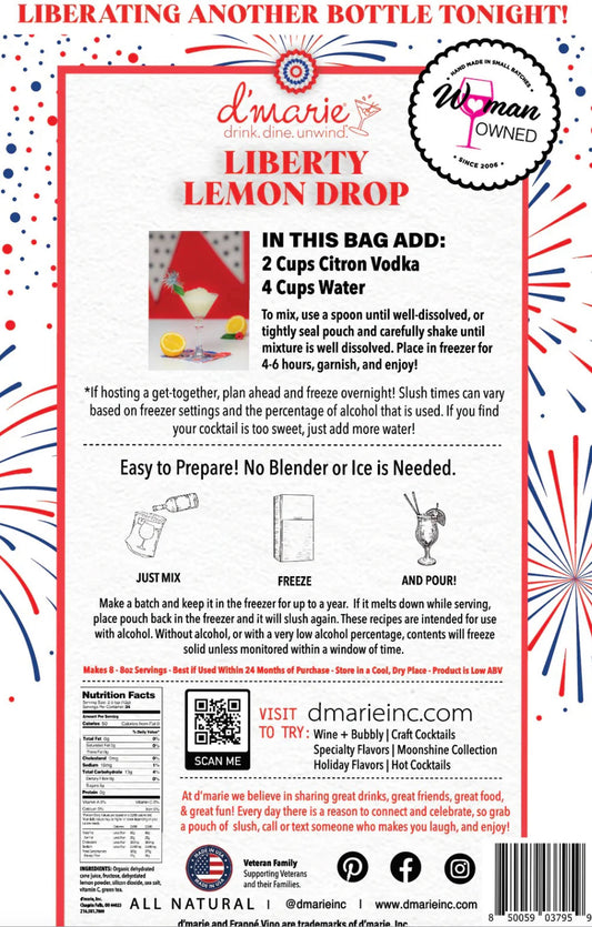 Liberty Lemon Drop Cocktail Slush