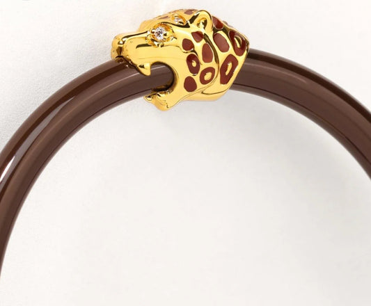 Fauna All Weather Bangles® - Chocolate Panther