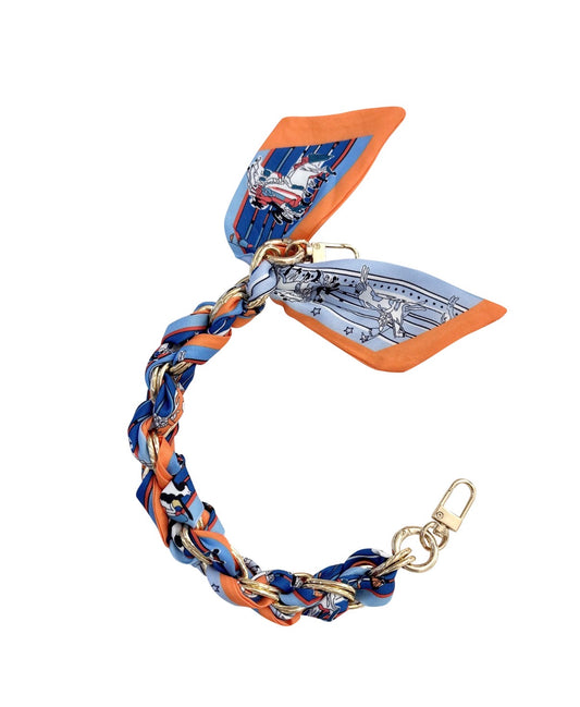 Gold Phone Chain with Scarf- BBB