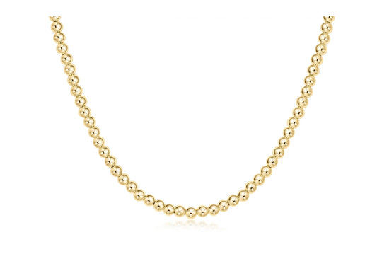 17” Choker Classic Gold 4mm Bead