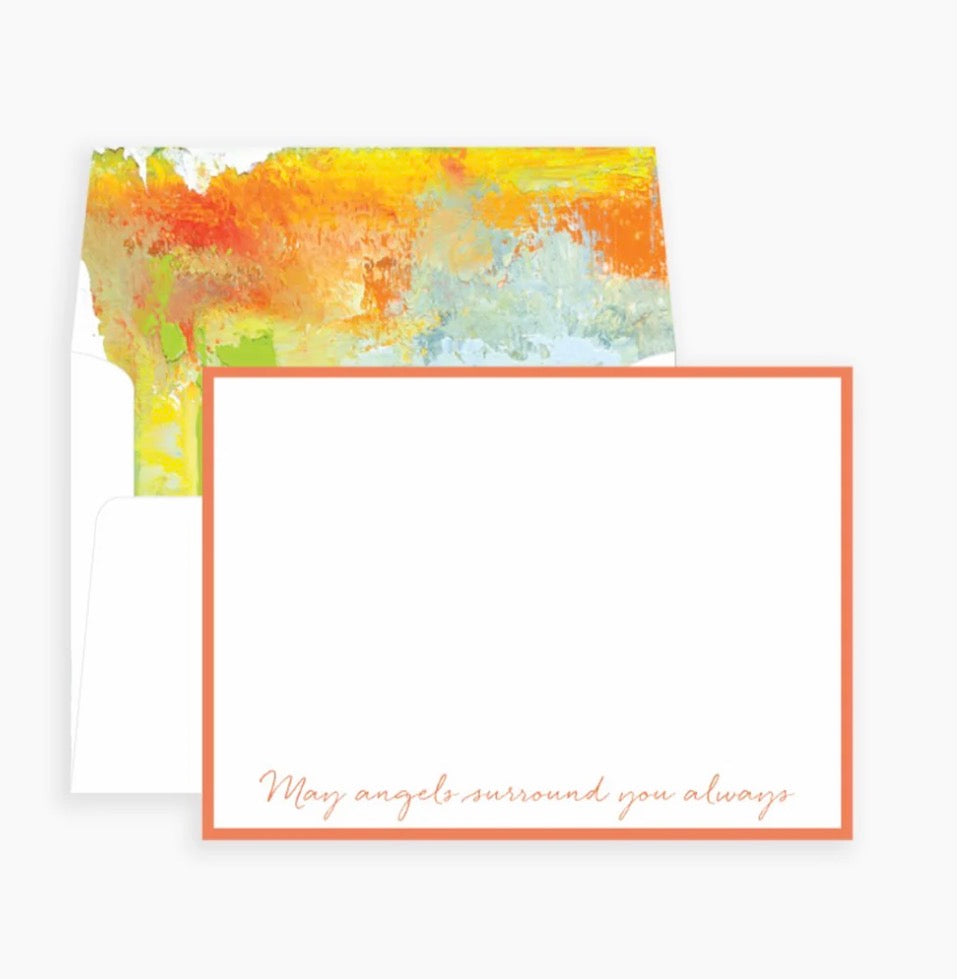 May Angels Surround You Always Notecards