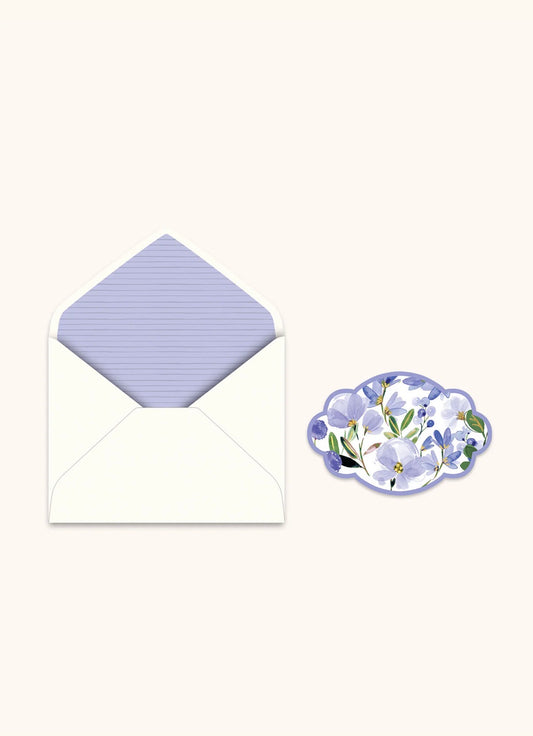 Tender Blooms Deluxe Greeting Card