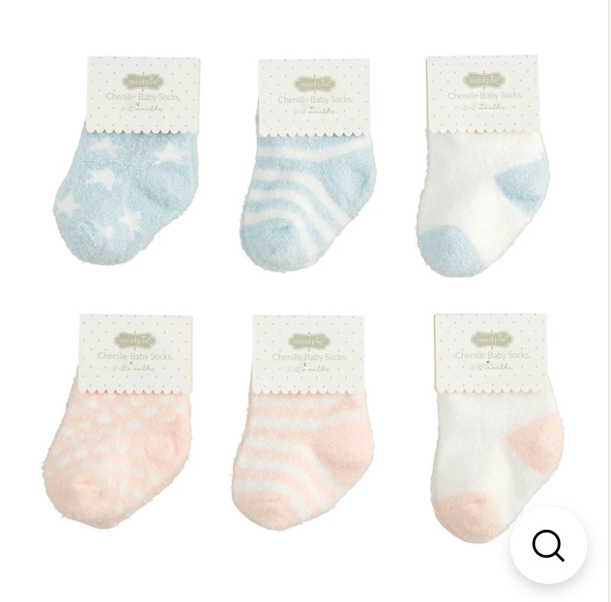 Chenille Baby Socks