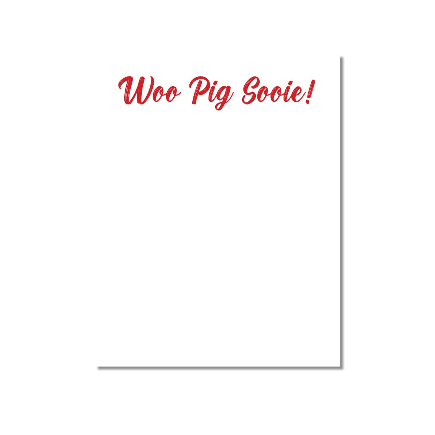 Collegiate Spirit Notepads: Sic Em - Baylor