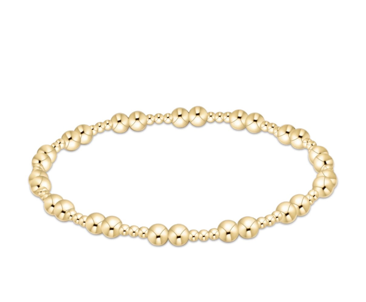together gold 4mm bracelet