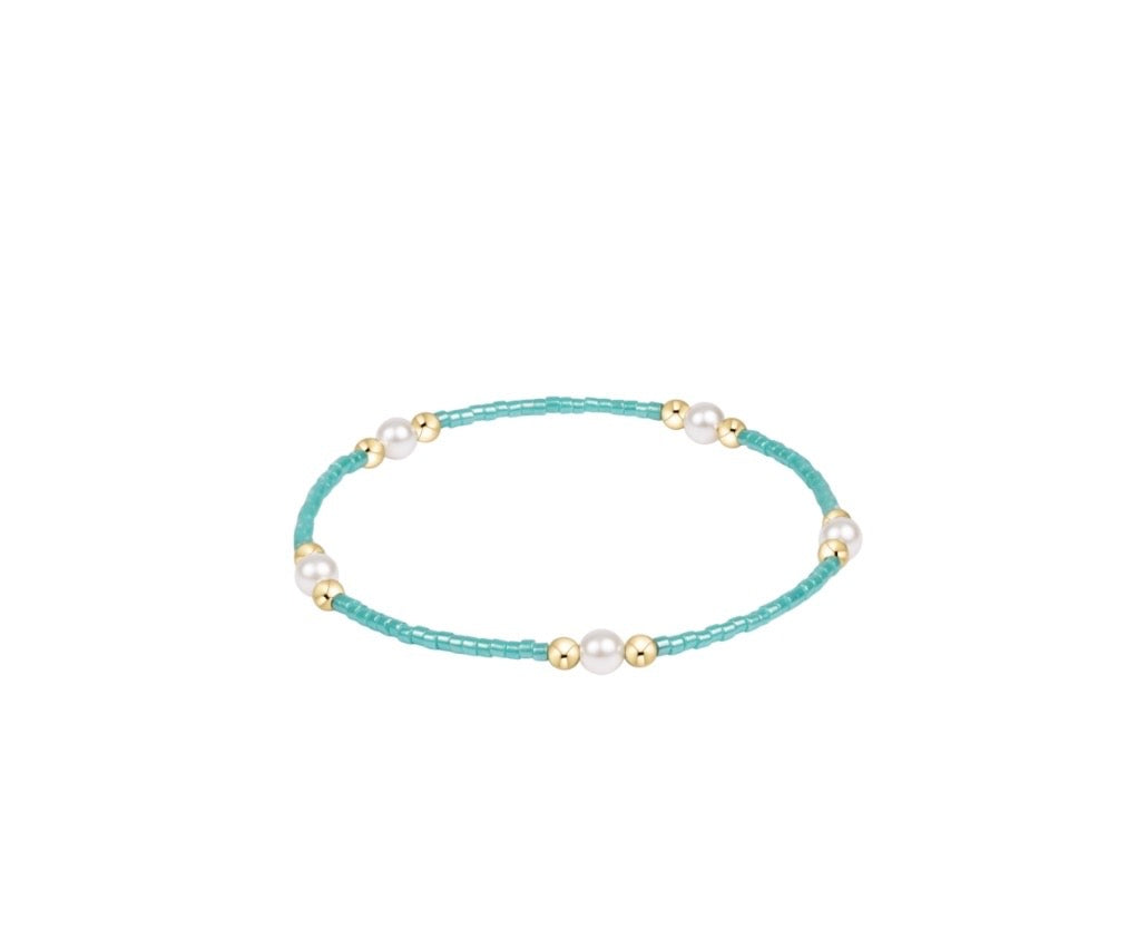 Hope Purpose Pearl Bracelet - Sea Glass