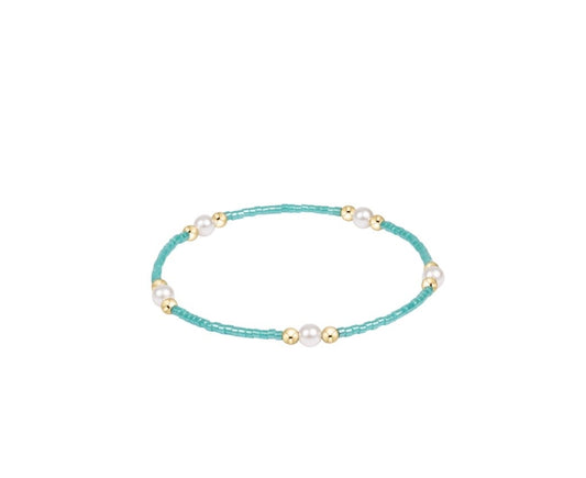 Hope Purpose Pearl Bracelet - Sea Glass