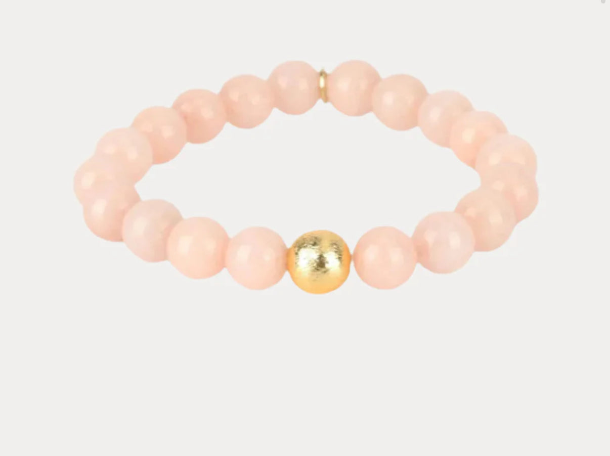 Bianca Beaded Bracelet- Blush