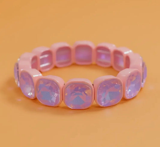 Enamel Stretch Bracelet- Griffin