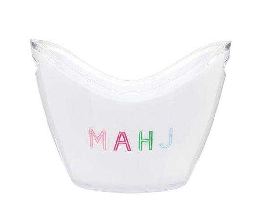Acrylic Beverage Bucket - Mahjong