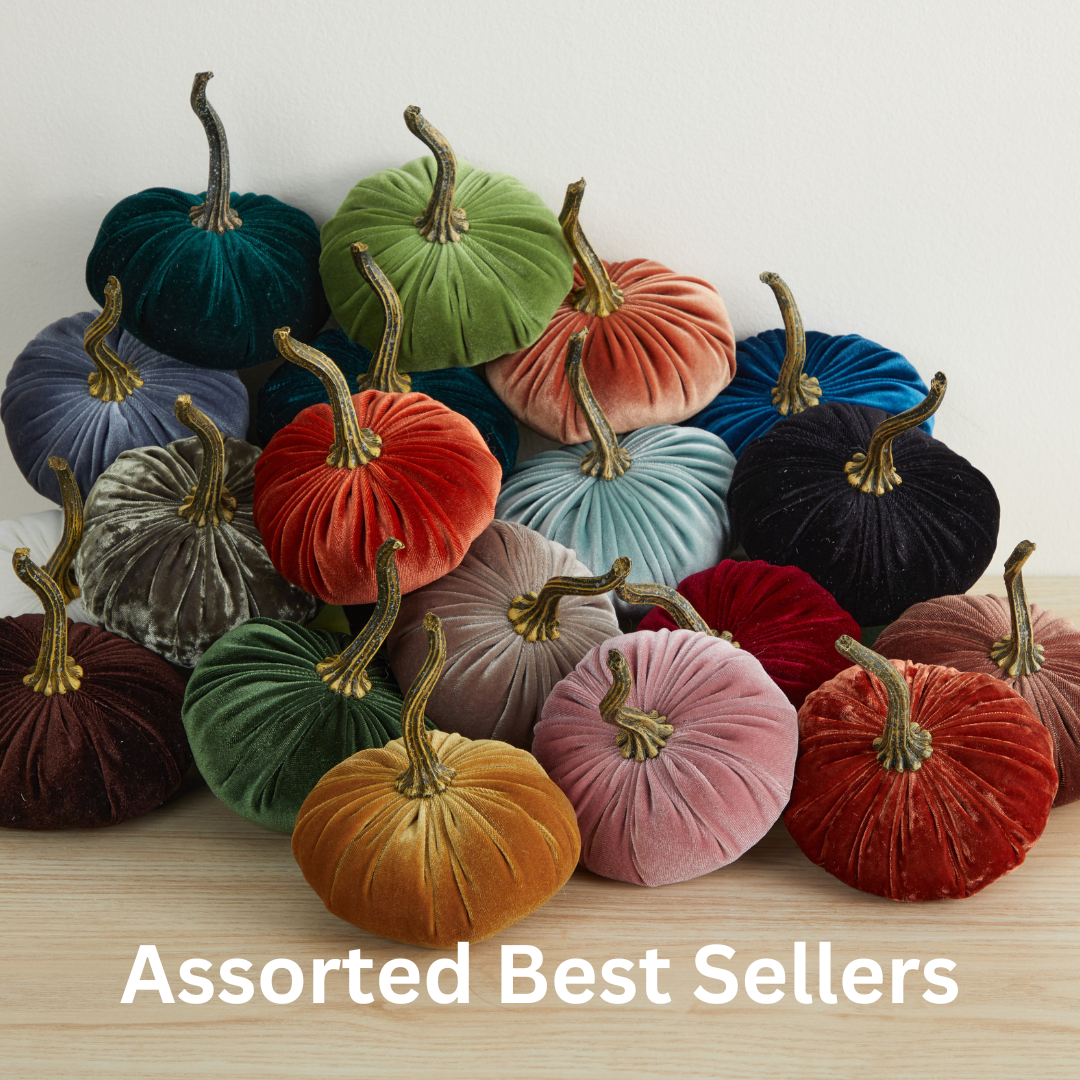 Pumpkin Small Velvet: Avocado