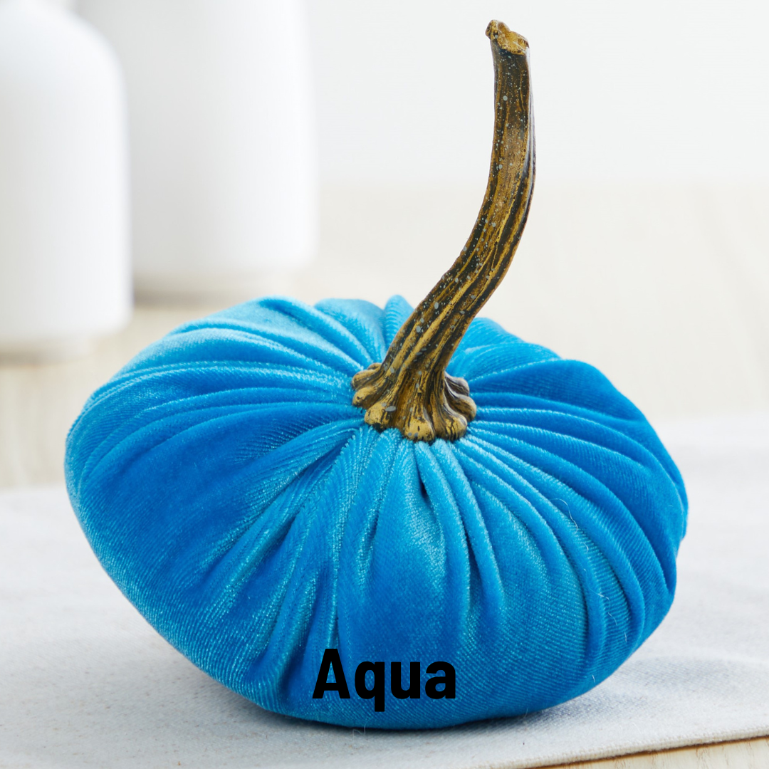 Pumpkin Small Velvet: Avocado