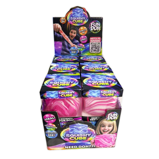 Fun Doh Swirl Squishy Cubes Viral Assortment