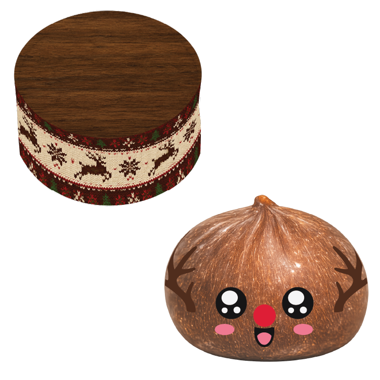 Fun Doh Christmas Squishy Dumpling Toy
